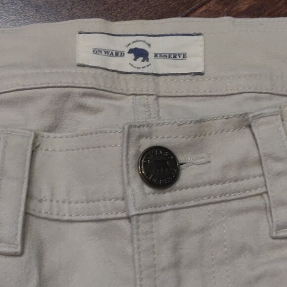 Onward Reserve Classic 5 Pocket Pants In Stone SIZE 30x30 - Picture 4 of 6